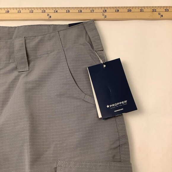 NWT Propper Womens Edgetec Tac Pant Cargo Snap Size 12L Gray High-Rise - Picture 11 of 12